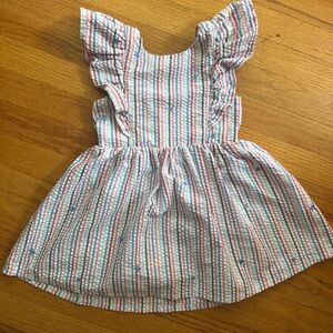 🇺🇸 Cat & Jack 4T Striped Ruffle Dress